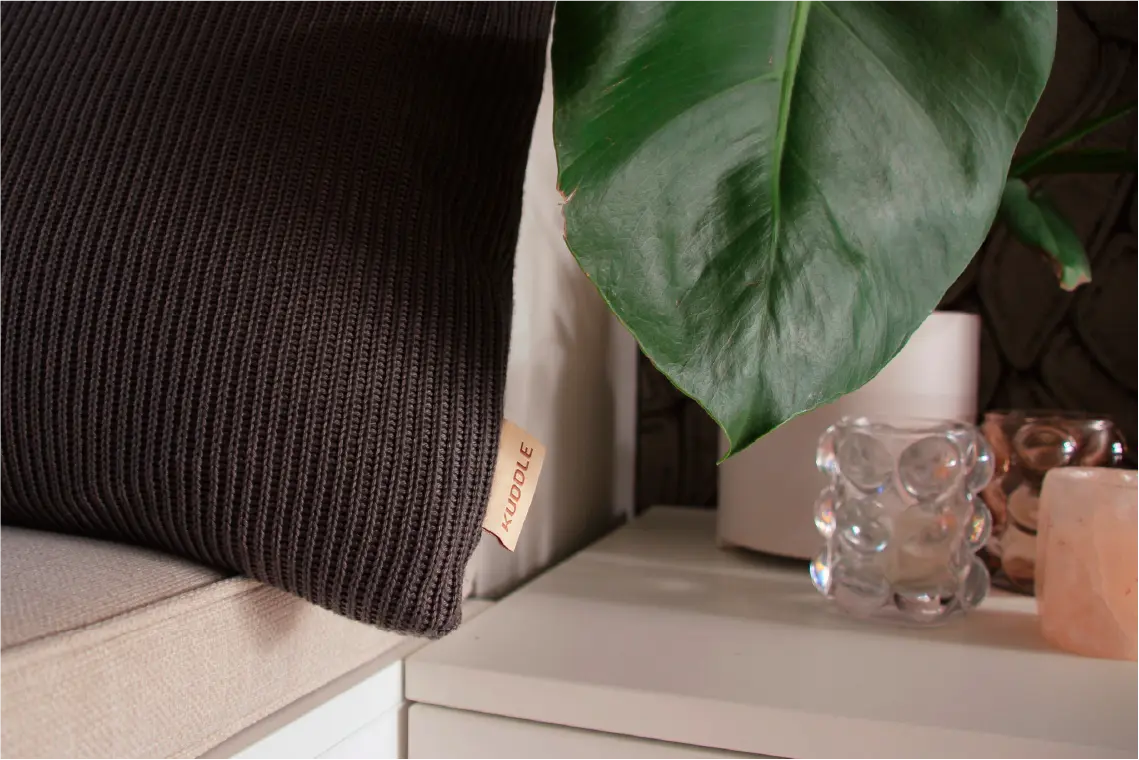 Kuddle warmtekussen Cozy Grey Lifestyle foto