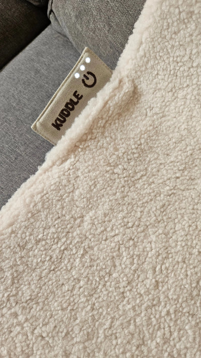 Kuddle Warmtedeken - Teddy Off White