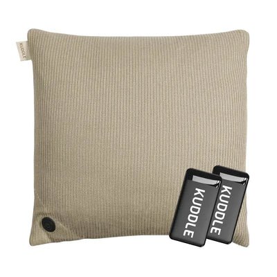 Kuddle warmtekussen sand beige 45x45 - 2pbs