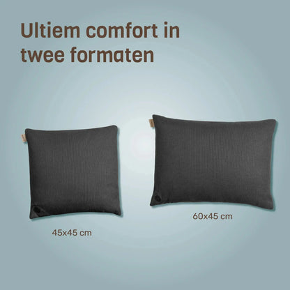 Warmtekussen cozy grey 45x60 formaat