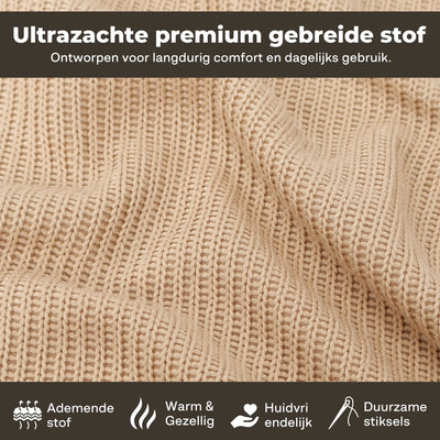 Kuddle Warmtekussen - 45x60cm Sand Beige - Vaste batterij