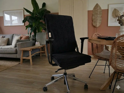 Kuddle Elektrische Deken Draadloos - Warmtedeken Infrarood & Oplaadbaar - Teddy 'Black' 135x45cm - Inclusief Batterij Kuddle | Draadloze Warmtekussens